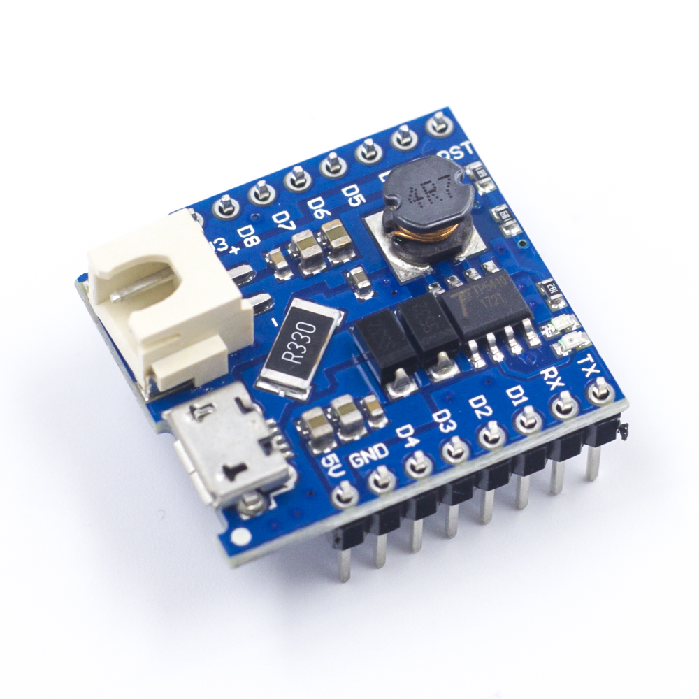 Плата зарядного устройства для литиевых батарей WeMos D1 с мини USB.